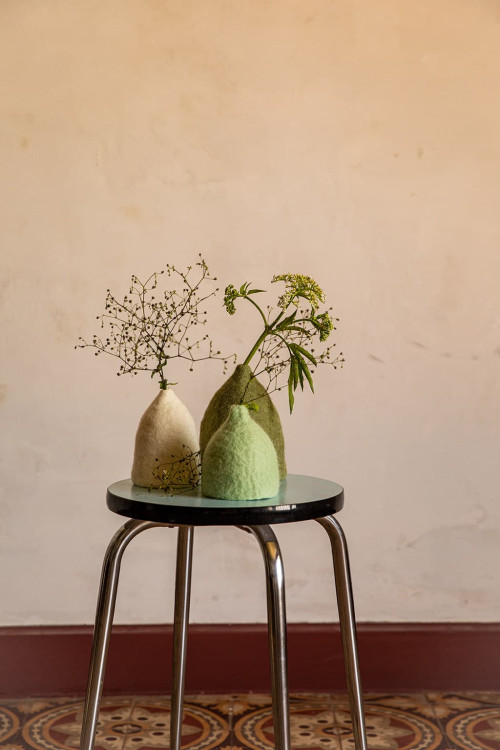 SET 3 CACHE-VASES CLOCHETTES