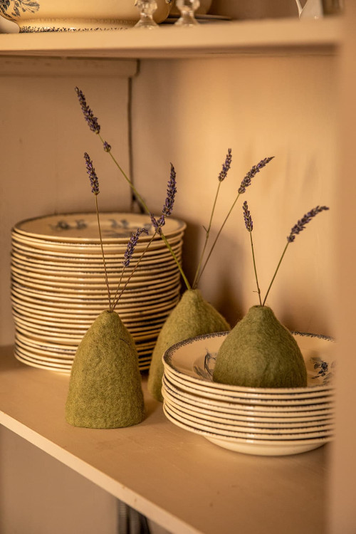 SET 3 CACHE-VASES CLOCHETTES