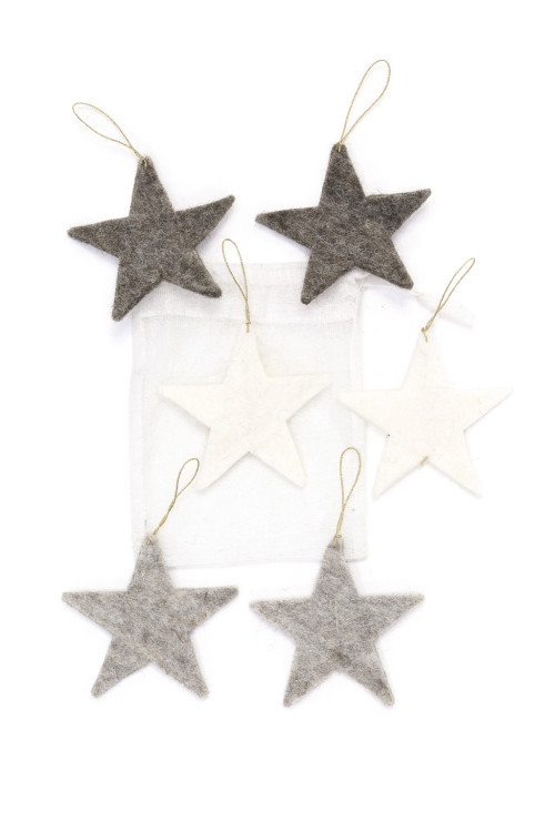 SET DE 6 ÉTOILES DE FÊTE - Dernière chance