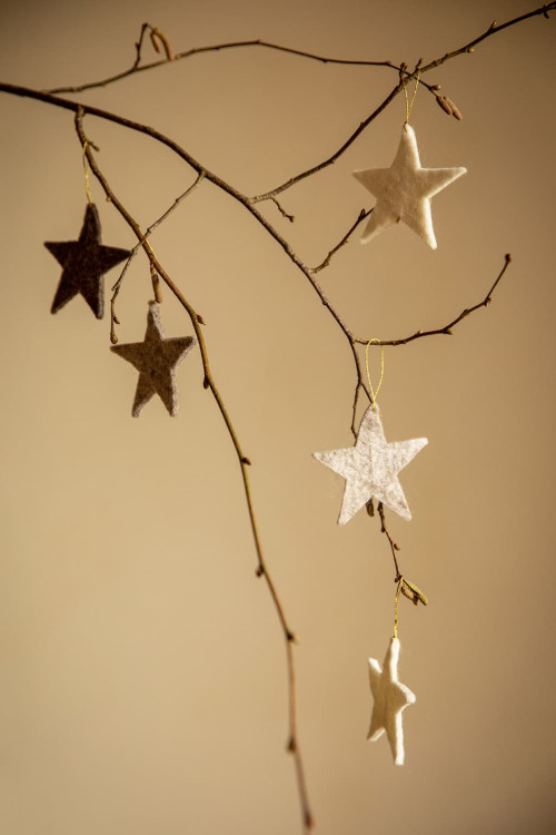SET OF 6 HANGING STARS - Last chance