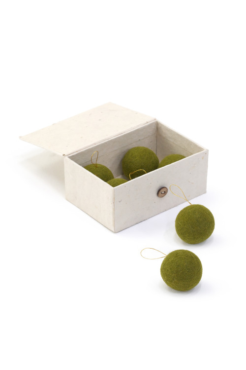 COFFRET DE 6 BOULES DE NOËL - Dernière chance
