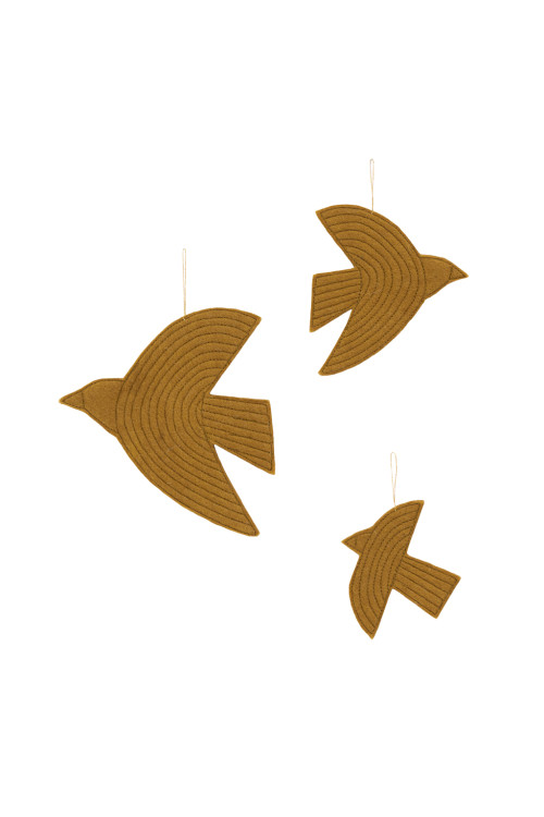 TRIO BIRDY A SUSPENDRE
