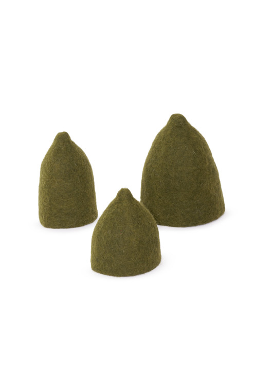 SET MIT 3 GLÖCKCHEN VASEN