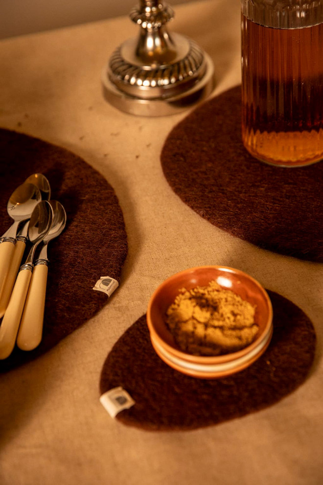 PEBBLE FELT COASTER