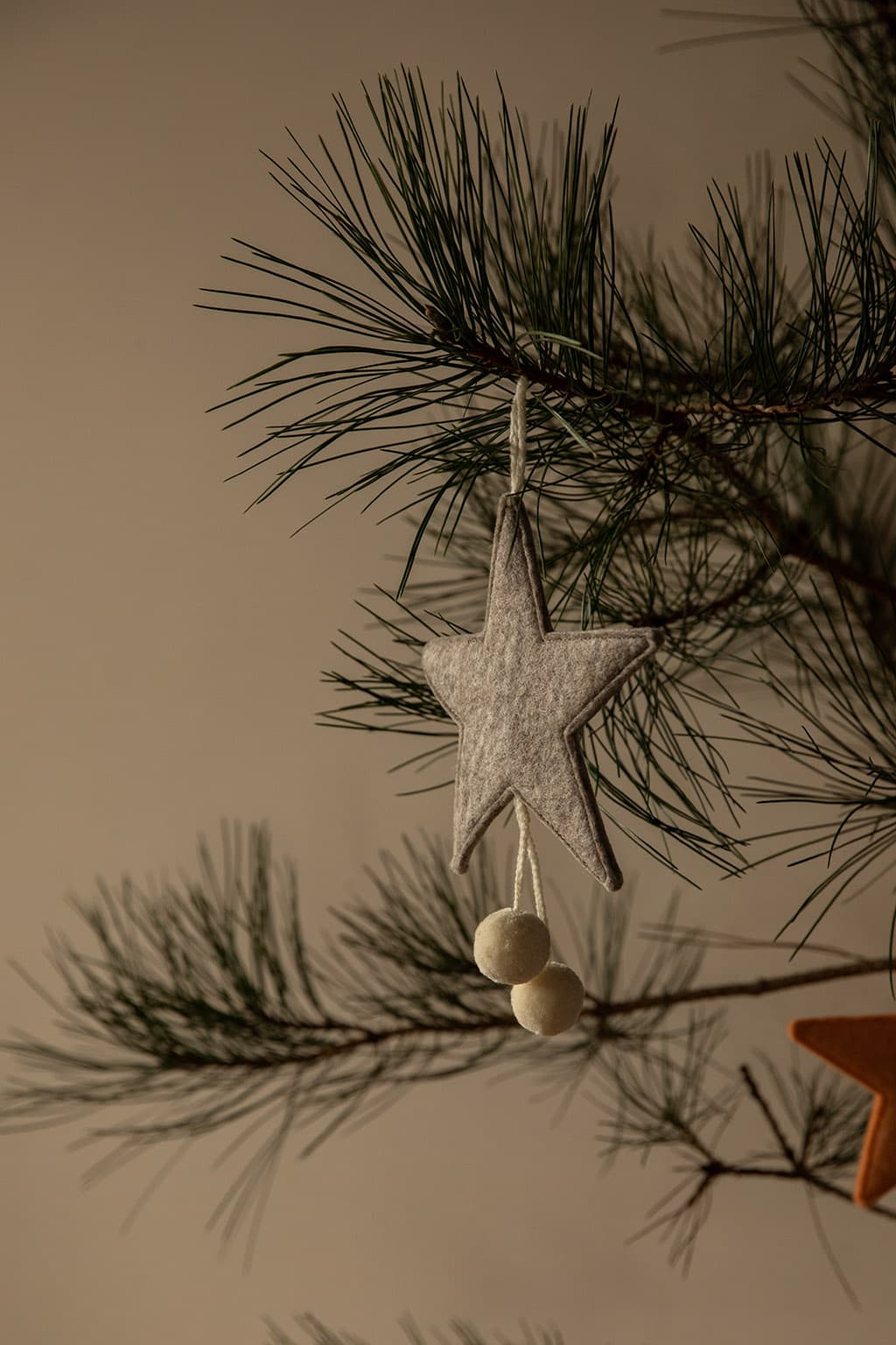 POMPOMS STAR HANGING