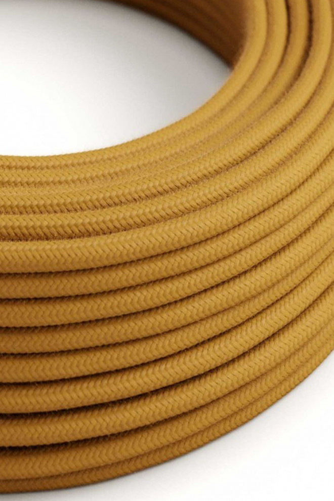 Honey cotton-sheathed electric cable for hanging