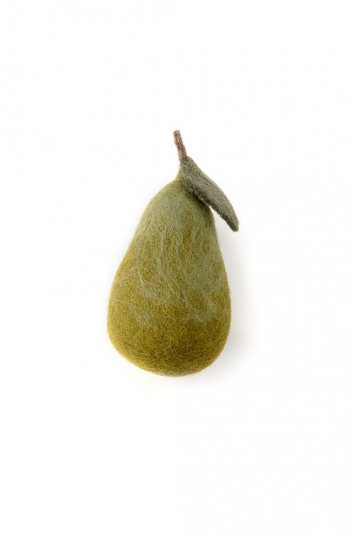 pear in felt