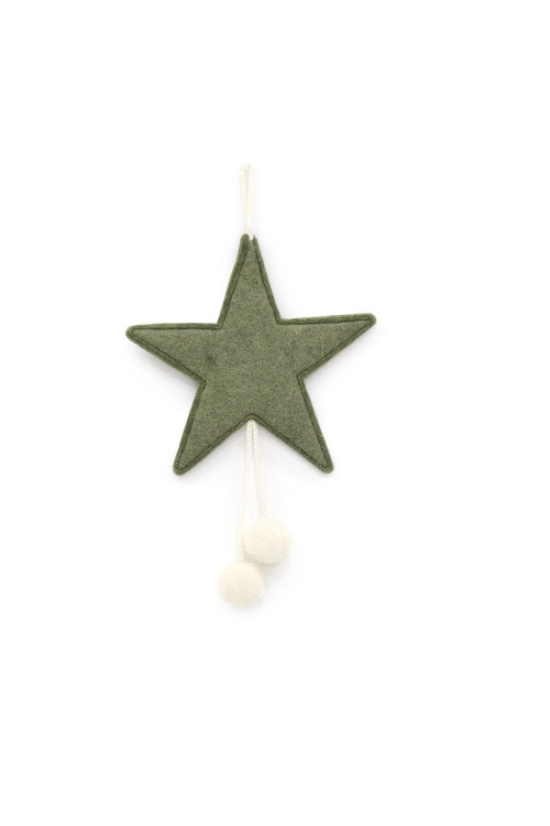 SUSPENSION ÉTOILE POMPONS - Dernière chance