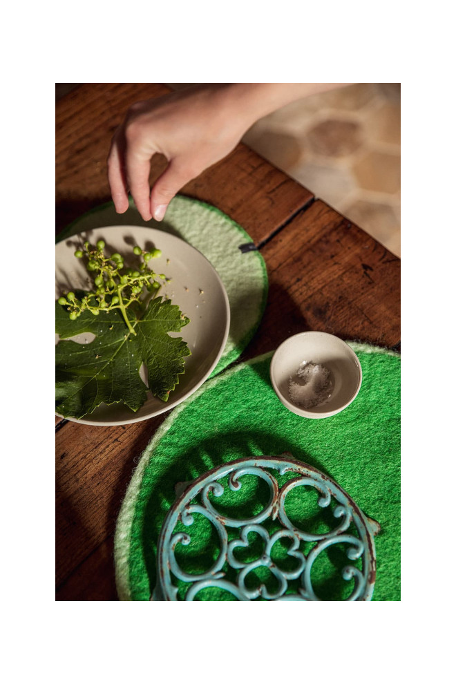 TWO-TONE FELT PLACEMAT -...