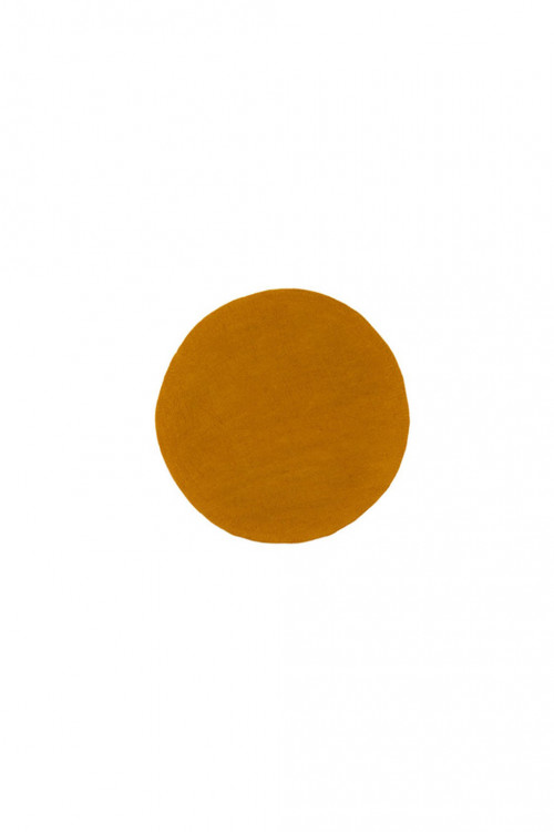 kali carpet dia 80 cm gold felt