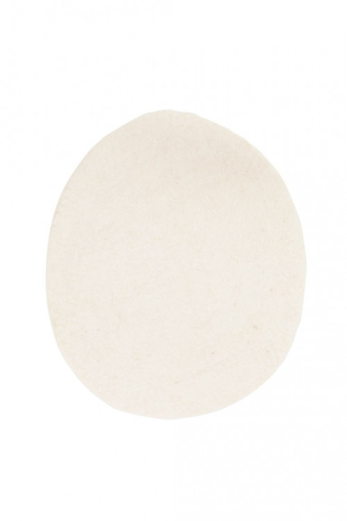 pastille galet L naturel en feutre
