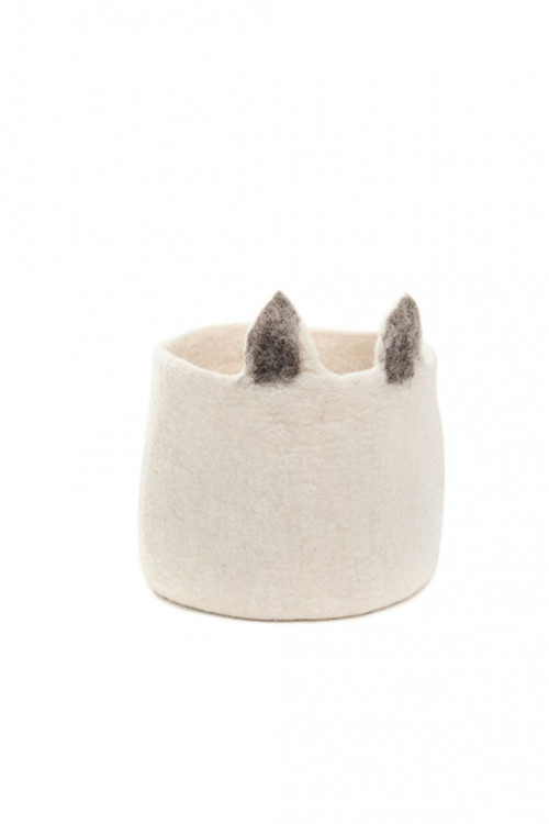 Foxy pasu basket in felt color natural