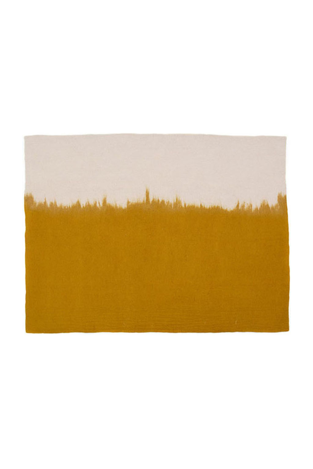 wide brush carpet sand gold felt