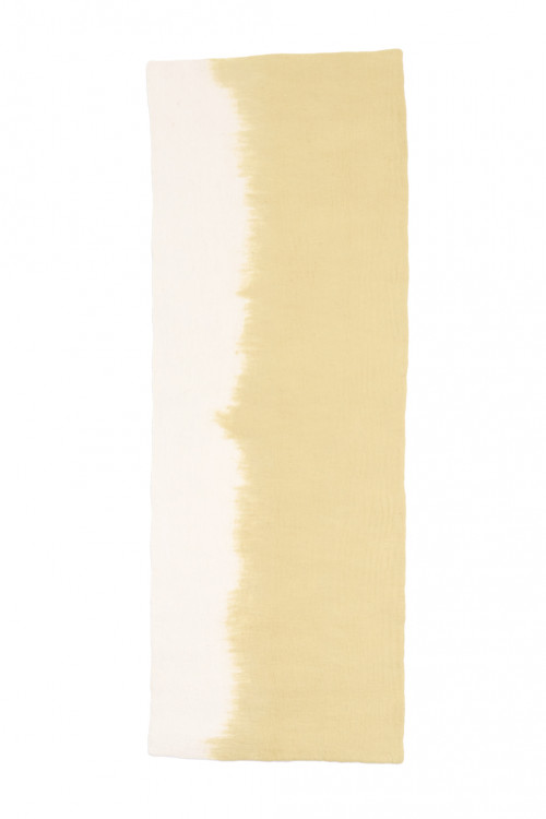 long brush rug tender wheat natural in felt
