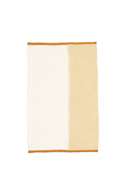 tapis kasko 90 x 140 cm or blé tendre en feutre
