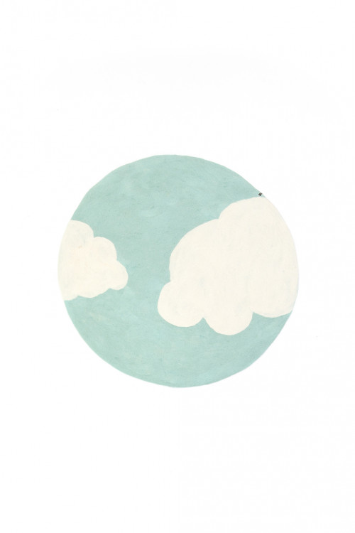 cloudy jade natural felt carpet