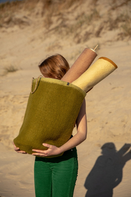 PANIER À POIGNÉES AVEC BORDURE