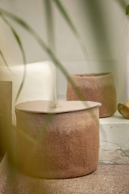 RANGEMENT CALEBASSE BICOLORE