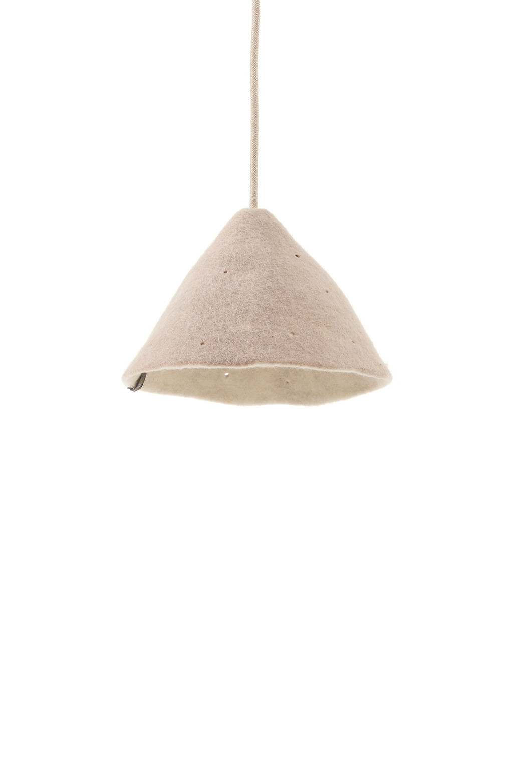 Reversible Tipi S lampshade sand natural in felt