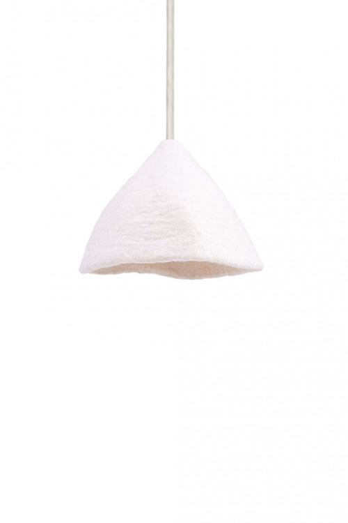 Felt natural lampshade Tipi S