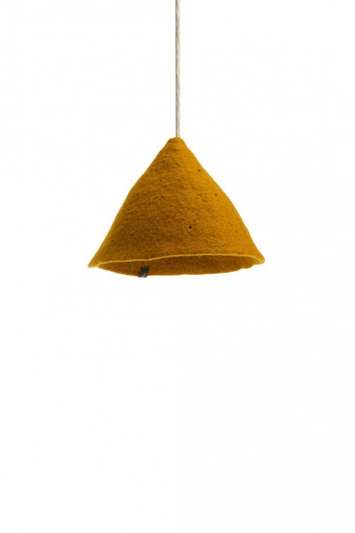 Tipi S lampshade gold in felt