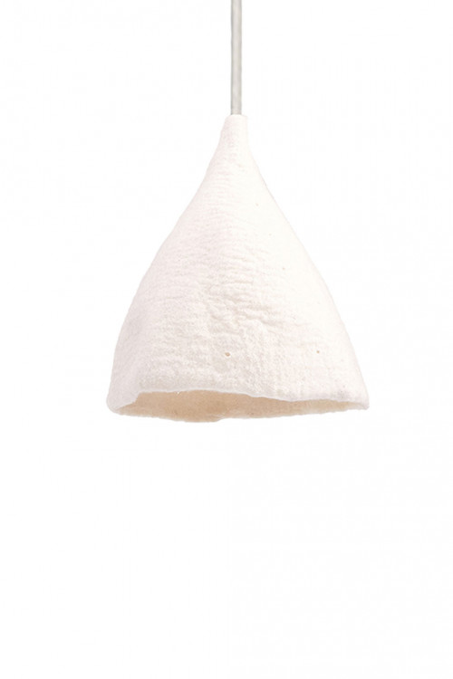 Plain Tipi lampshade H natural in felt