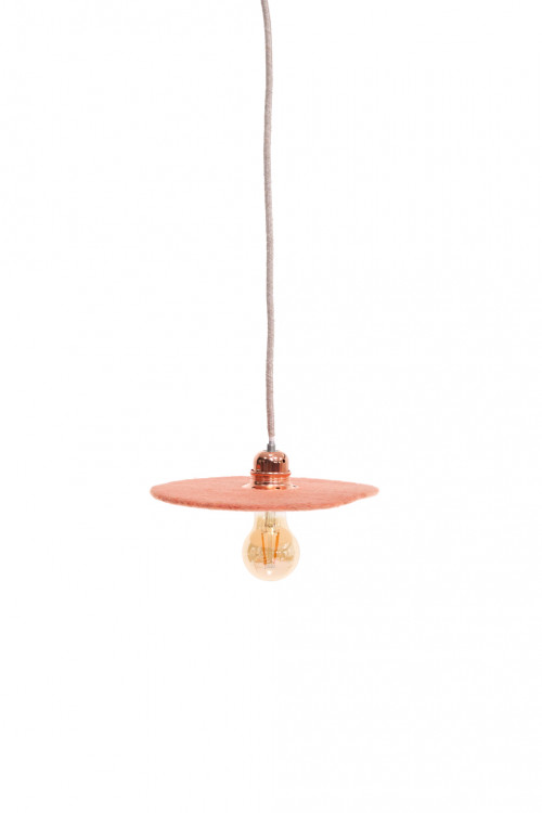 Fullmoon ceiling lamp S Litchee in felt