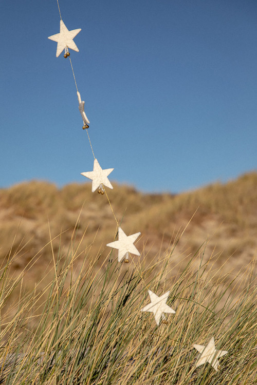 Guirlande étoiles Argentées 22,86 M (75ft) Avec Fil, Décorations Noël, 3 Pièces