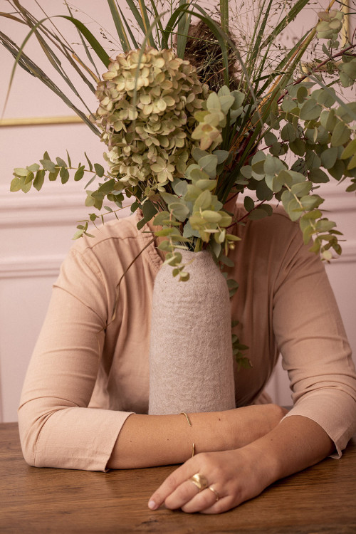 PLAIN BELL VASE COVER