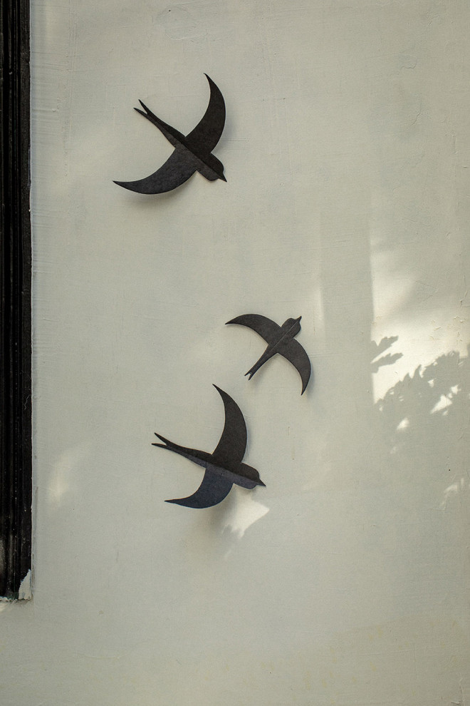 lokta paper swallows bring poetry and lightness to your home