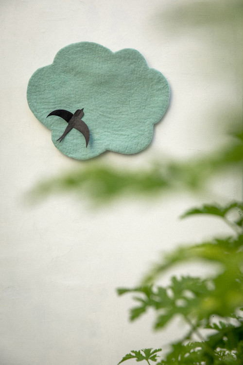 Pinboard nuage bleu en feutre de laine pour épingles les tâches importantes Pinboard nuage bleu en feutre de laine pour épingles les tâches importantes