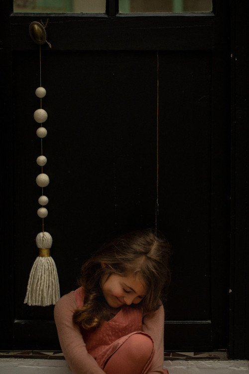 MINI SUSPENSION PERLES ET POMPON