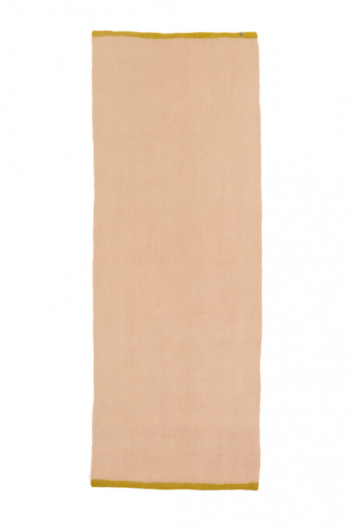 Long sima felt carpet pistachio nude