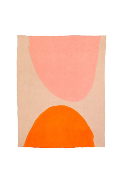 Felt himal pure orange litchee carpet