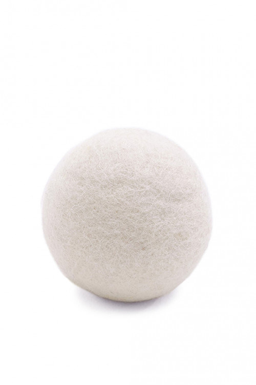 Pouf balle en feutre XXL naturel