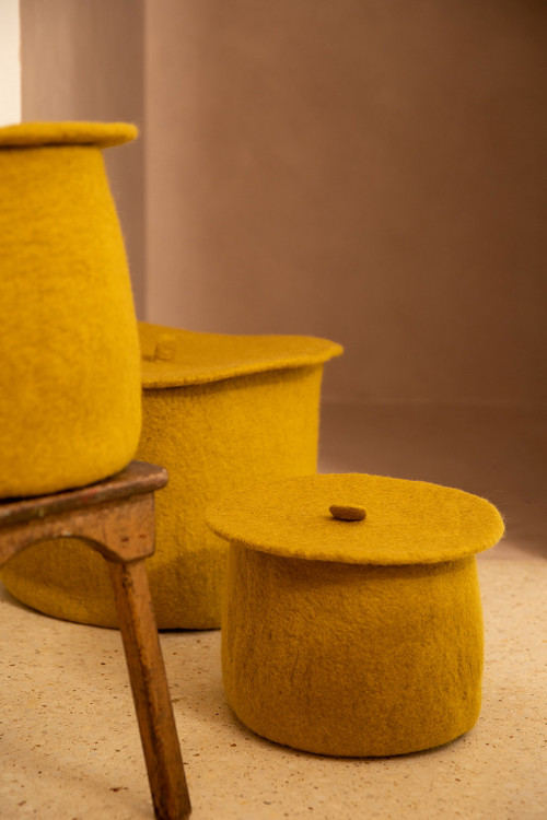 matching covers for boiled wool storage