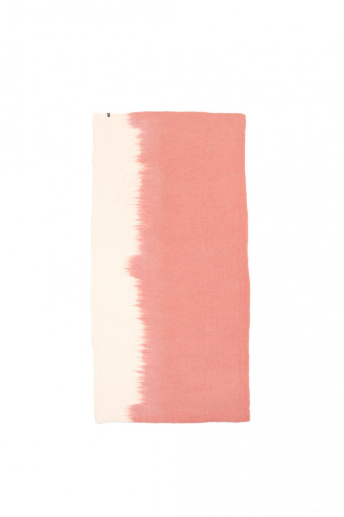 tapis brush naturel litchi en feutre