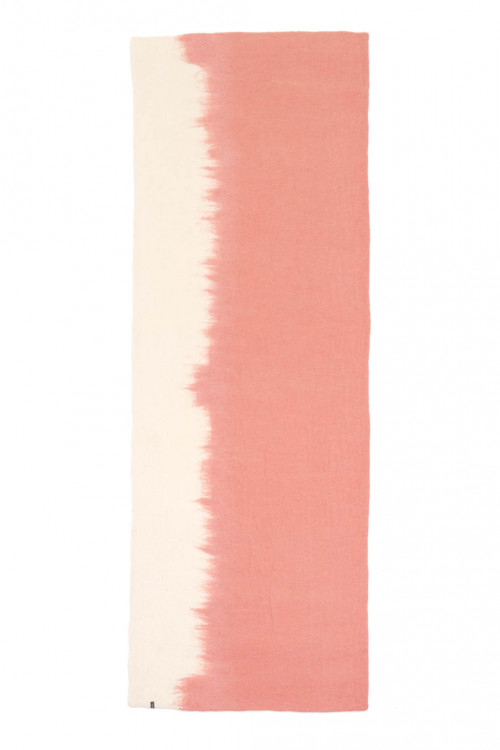 long brush rug natural litchee in felt