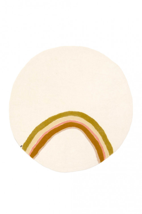 tapis indreni naturel en feutre