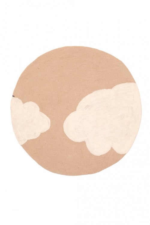 cloudy nude natural felt carpet