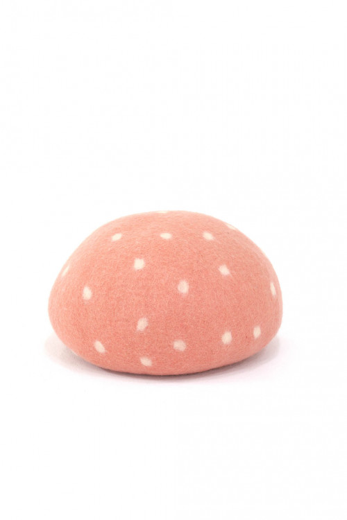 pouf champignon S litchi en feutre