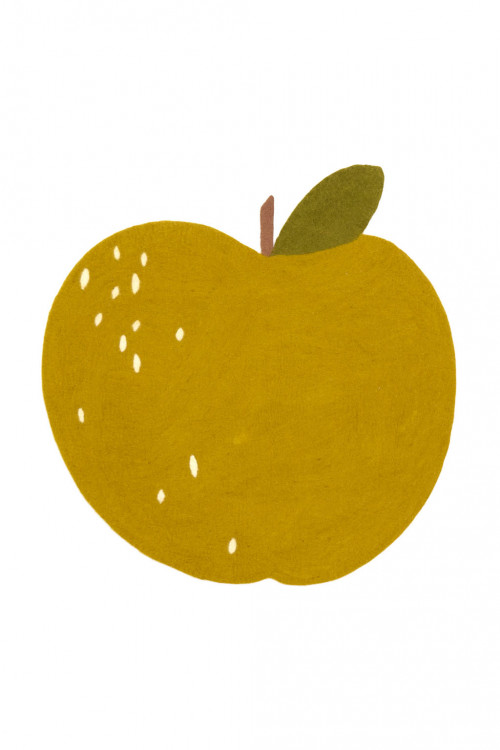 apple pistachio felt carpet