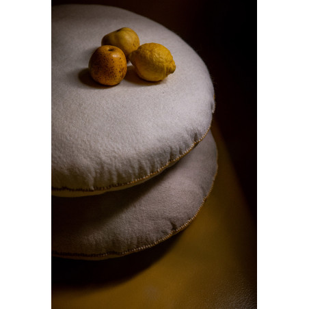 Round felt floor cushions