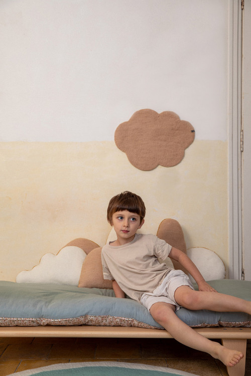 Pinboard nuage en feutre beige Pinboard nuage en feutre beige