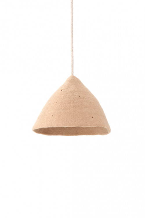 Tipi S lampshade nude in felt
