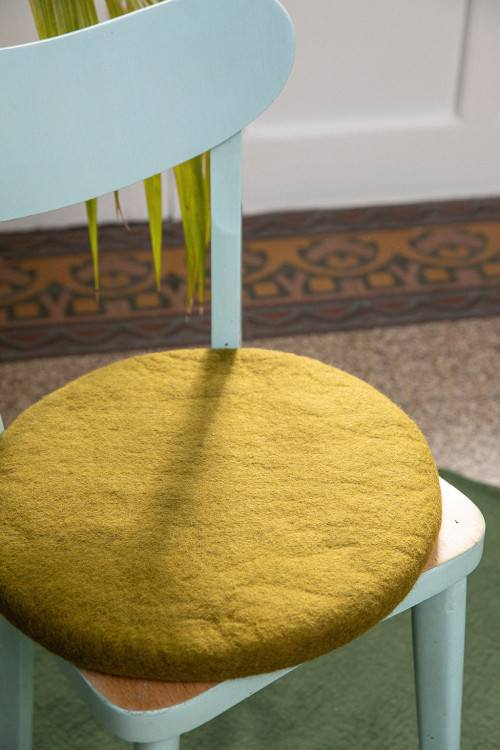 A cushion for a softer chair seat