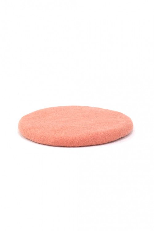 chakati coussin rond litchi en feutre