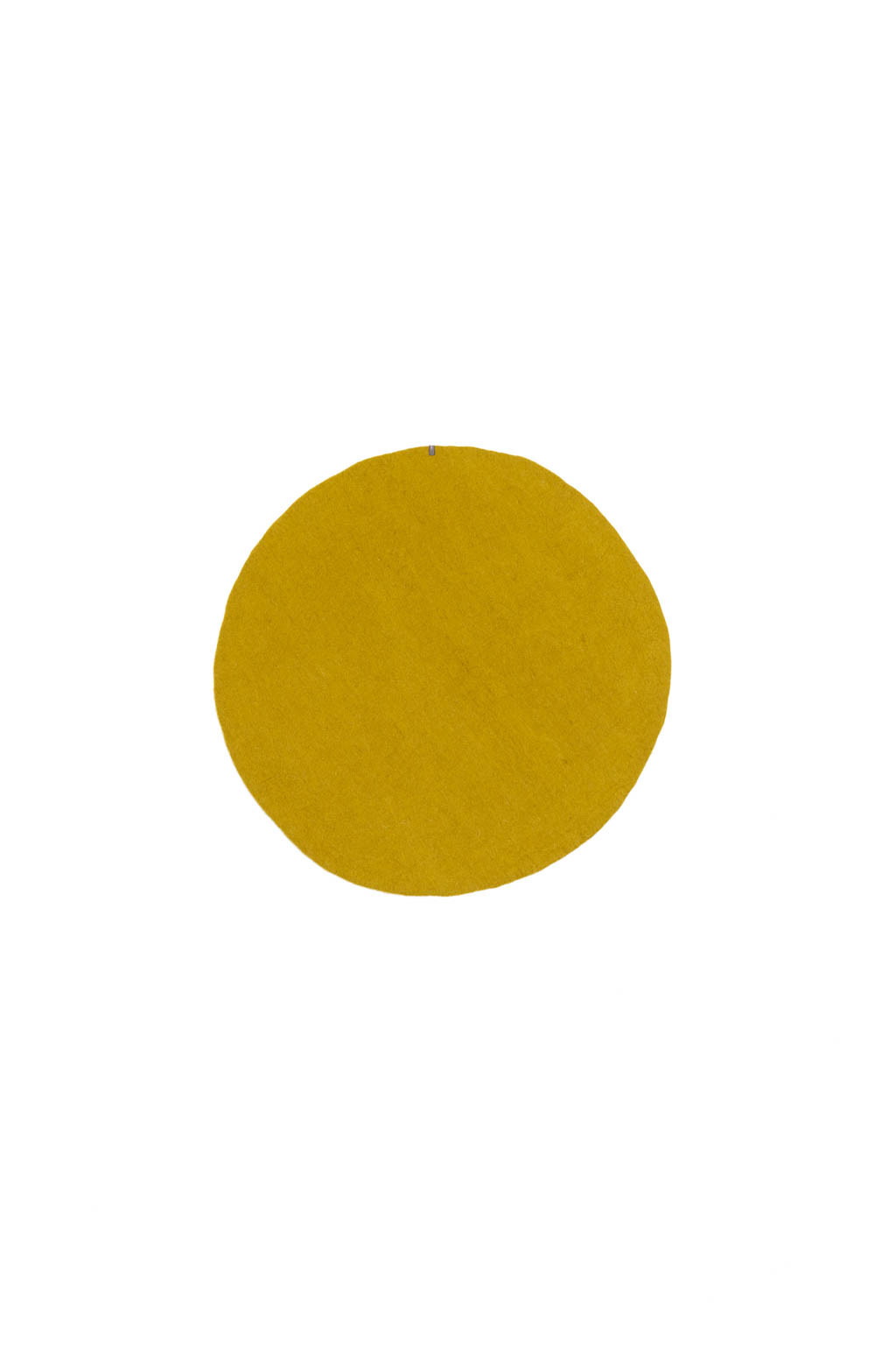 kali carpet dia 80 cm pistachio in felt