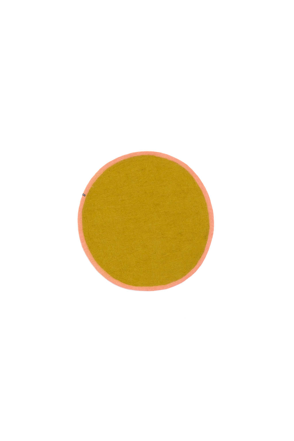 lumbini felt rug 80 cm litchee pistachio
