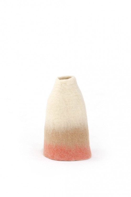 vase cover S nude lychee in felt